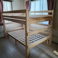【仙台の便利屋】既存ベッドを活かして二段ベッドフレームを製作｜名取市でオーダー対応