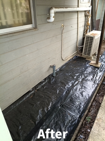 仙台市のお家で不用品処分のお手伝い後、外回りがスッキリ整理された作業後の様子